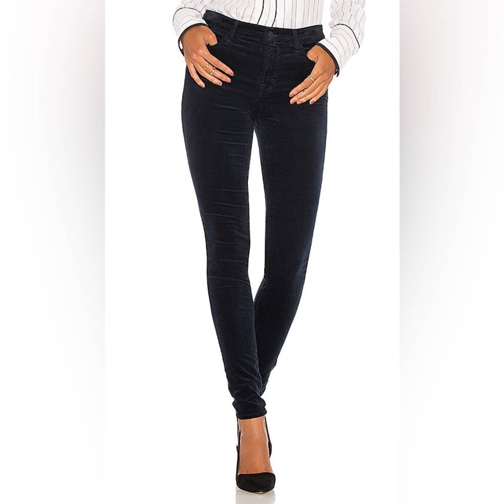 J Brand Maria High Rise Luxe Velveteen Jean